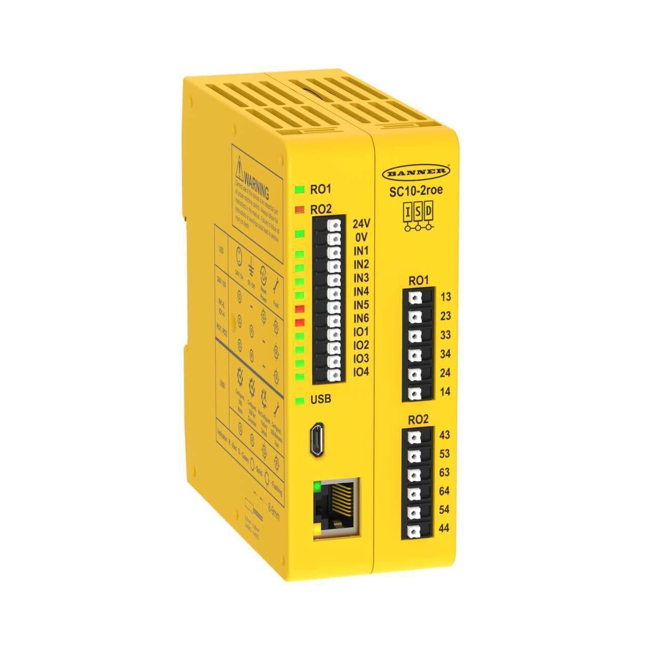 TURCK BANNER SRL TUK30806222 Centralina di SicurezzaSC10 10IN 2Relè 2xISD