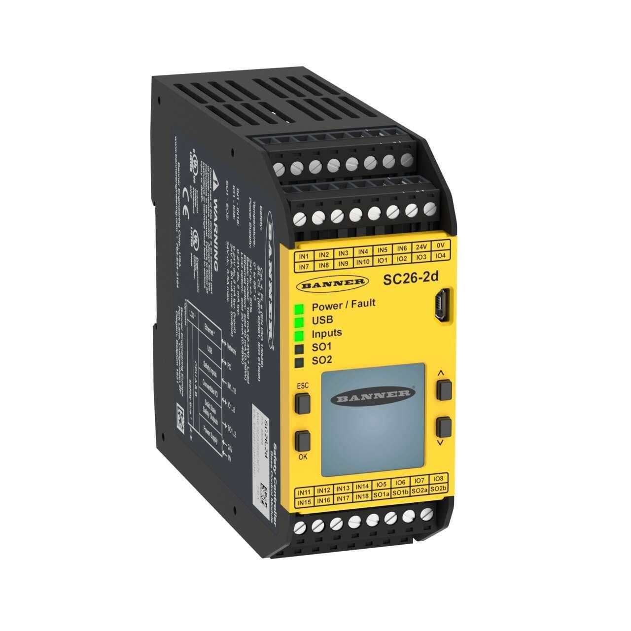 TURCK BANNER SRL - TUK3085066 Centralina di Sicurezza SC26 26xIN 2xPNP