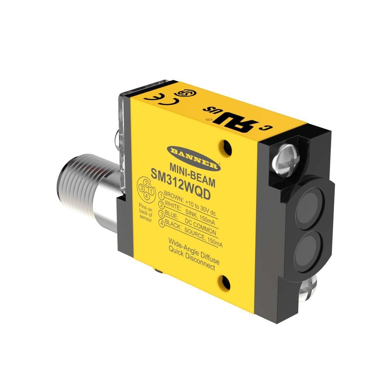 TURCK BANNER SRL TUK3026892 fotoelettrico SM312 Diffuso 130mm NPN&PNP M12