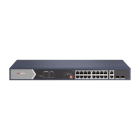 HIKVISION ITALY SRL - HIK301801516 DS-3E0520HP-E : SWITCH GIGABIT HI-POE METALLICO + UPLINK GIGABIT SFP