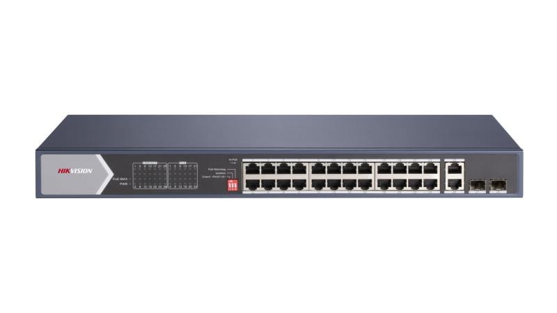 HIKVISION ITALY SRL HIK301801519 DS-3E0528HP-E SWITCH GIGABIT UNMAN 24 PO