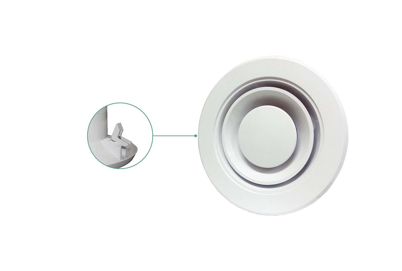 TECNOSYSTEMI SPA SOC TNS11176050 DIFFUSORE CIRCOLARE MULTICONO IN ABS BIA