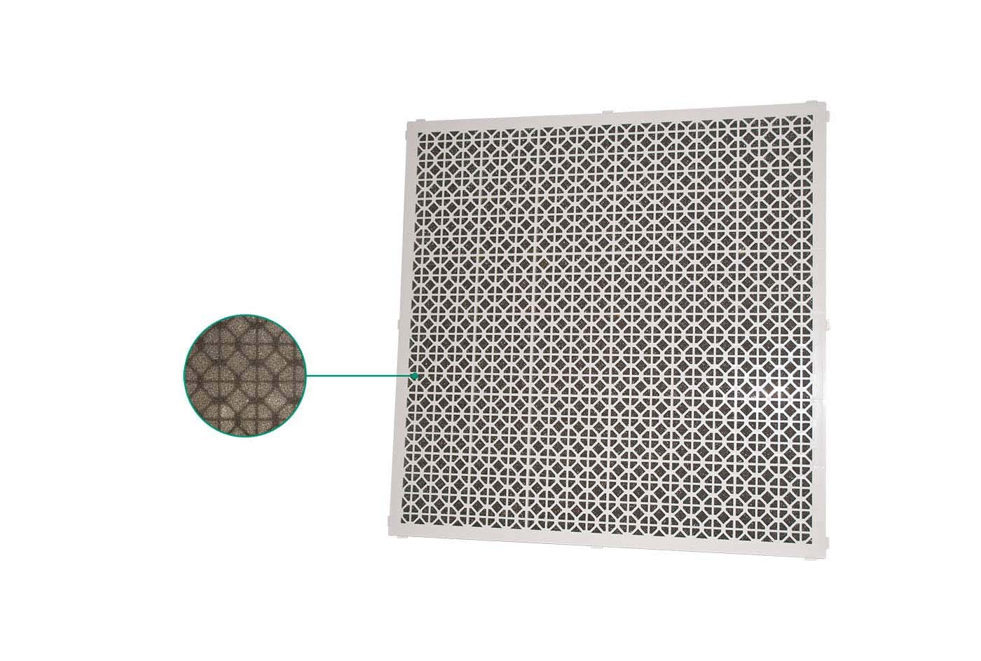 TECNOSYSTEMI SPA SOC TNS11176270 GRIGLIA DI RIPRESA IN PLASTICA ABS BIANC