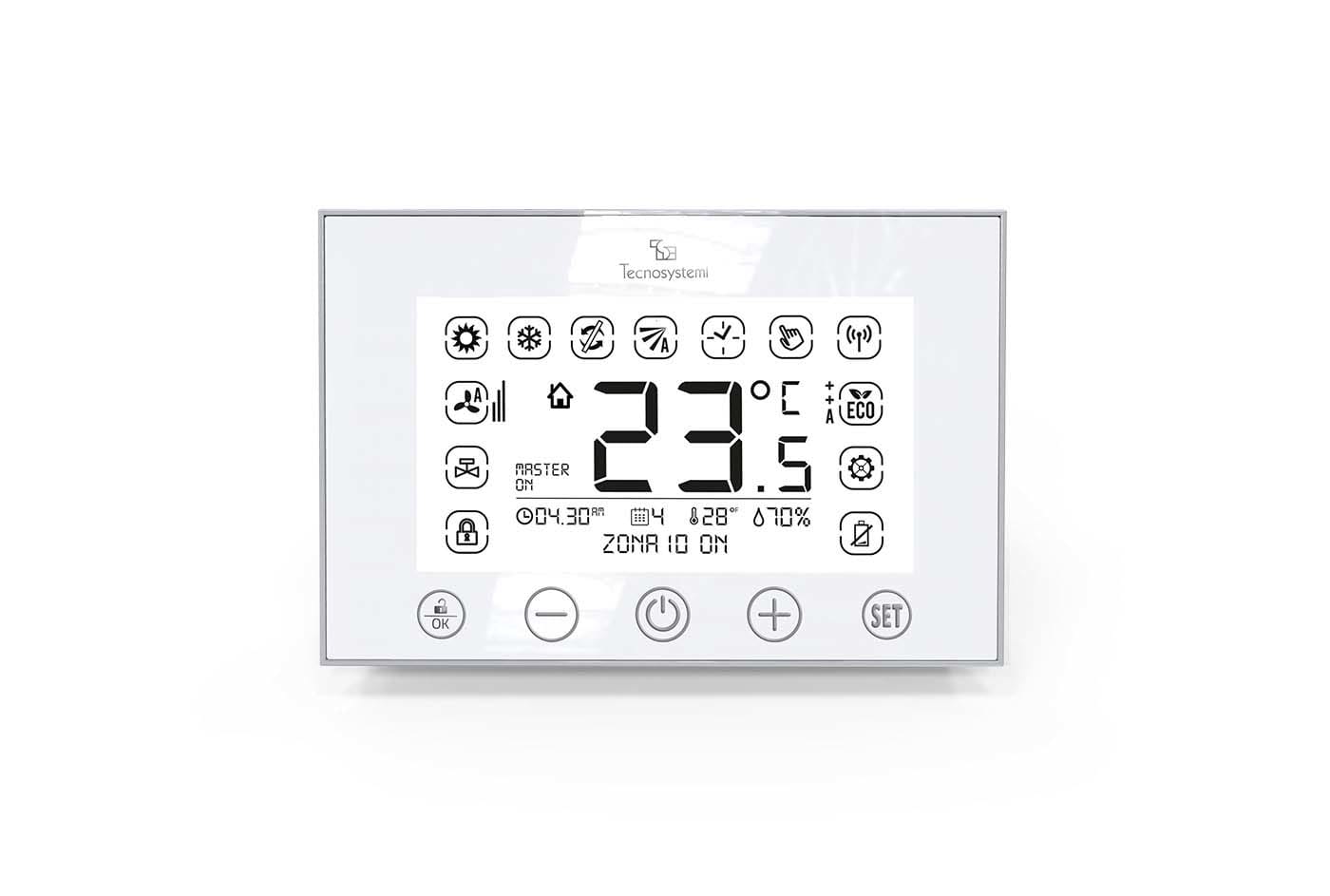 TECNOSYSTEMI SPA SOC - TNSGAD100005 CRONOTERMOSTATO RETROILLUMINATO A RADIO