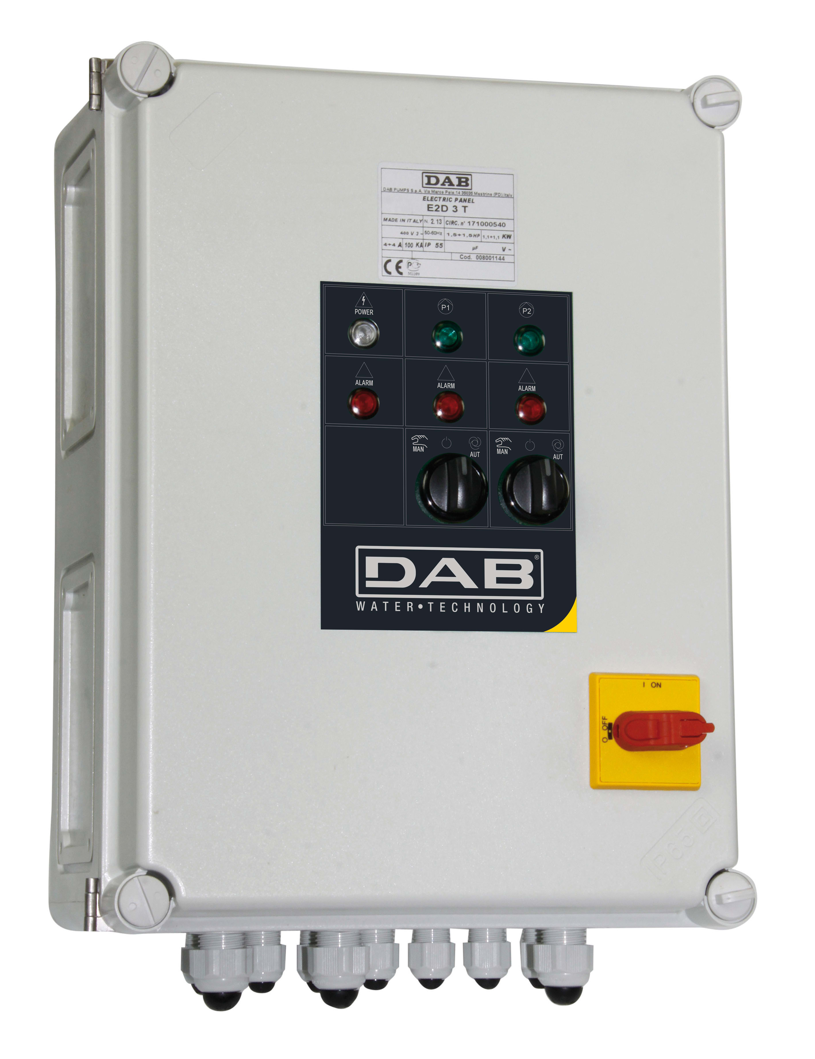 DAB PUMPS SPA DAB60170065 E2D 2X23A 3X400 50/60 Y/D
