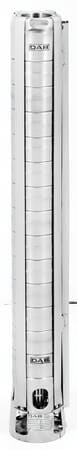 DAB PUMPS SPA DAB60167893 SS 6 A22 PUMP END 21/2GAS-9,2KW 6M