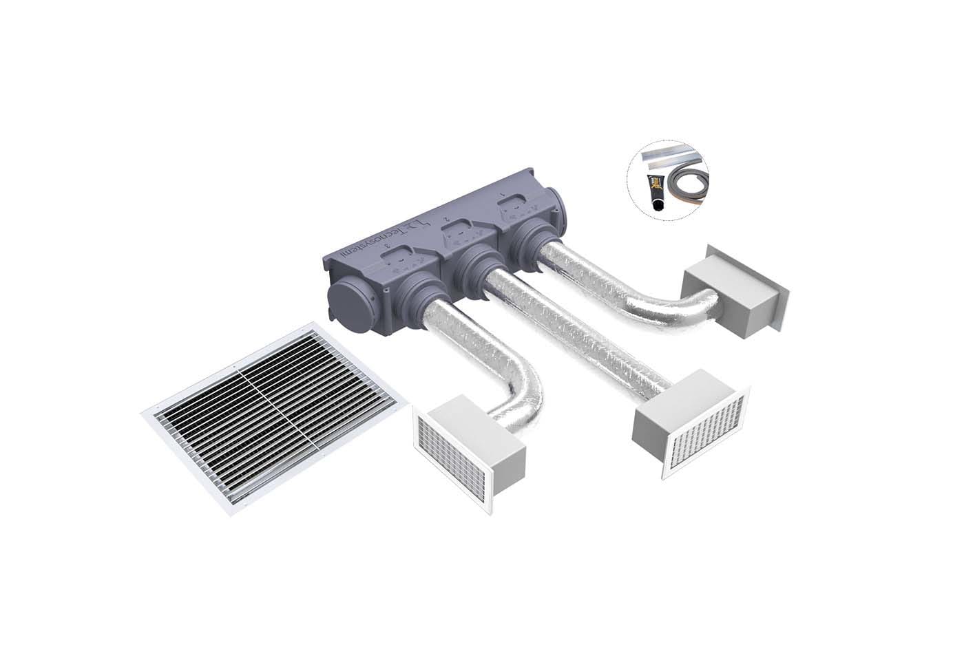 TECNOSYSTEMI SPA SOC TNSPWD300190 KIT SVELTO UNIVERSAL 3 ZONE CON PLENUM I
