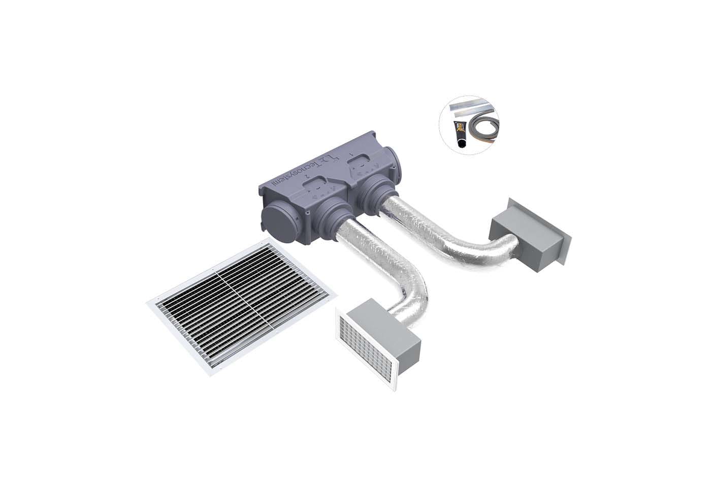 TECNOSYSTEMI SPA SOC - TNSPWD300193 KIT SVELTO UNIVERSAL 2 ZONE CON PLENUM I