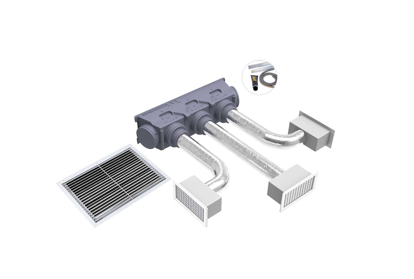 TECNOSYSTEMI SPA SOC TNSPWD300194 KIT SVELTO UNIVERSAL 3 ZONE CON PLENUM I
