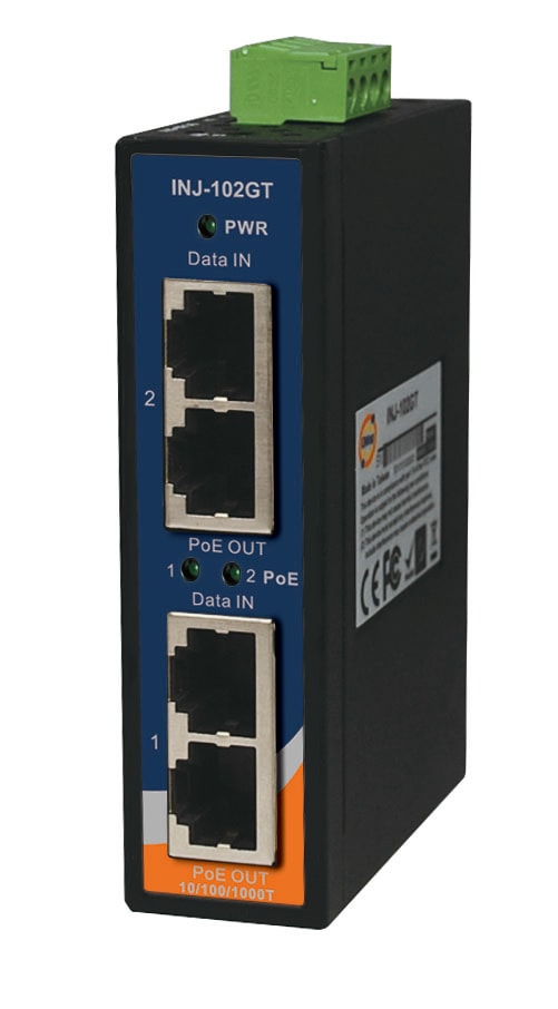 DIGIMAX SRL - DIXINJ-102GT POE+ INJECTOR 2XGIGAETH