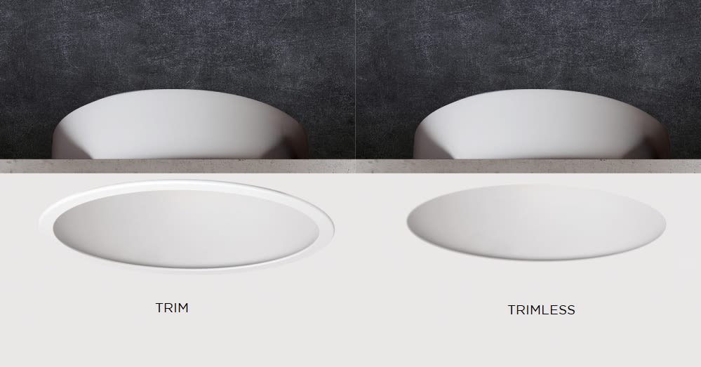 EXENIA SRL - EXE3258B6542 IO TRIMLESS D550 DALI BIANCO 8530