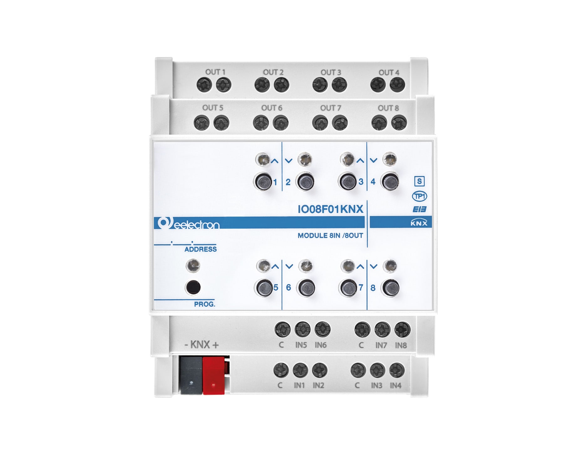 EELECTRON SPA EEXBO08K01KNX MODULO DIN UNIV 8 OUT