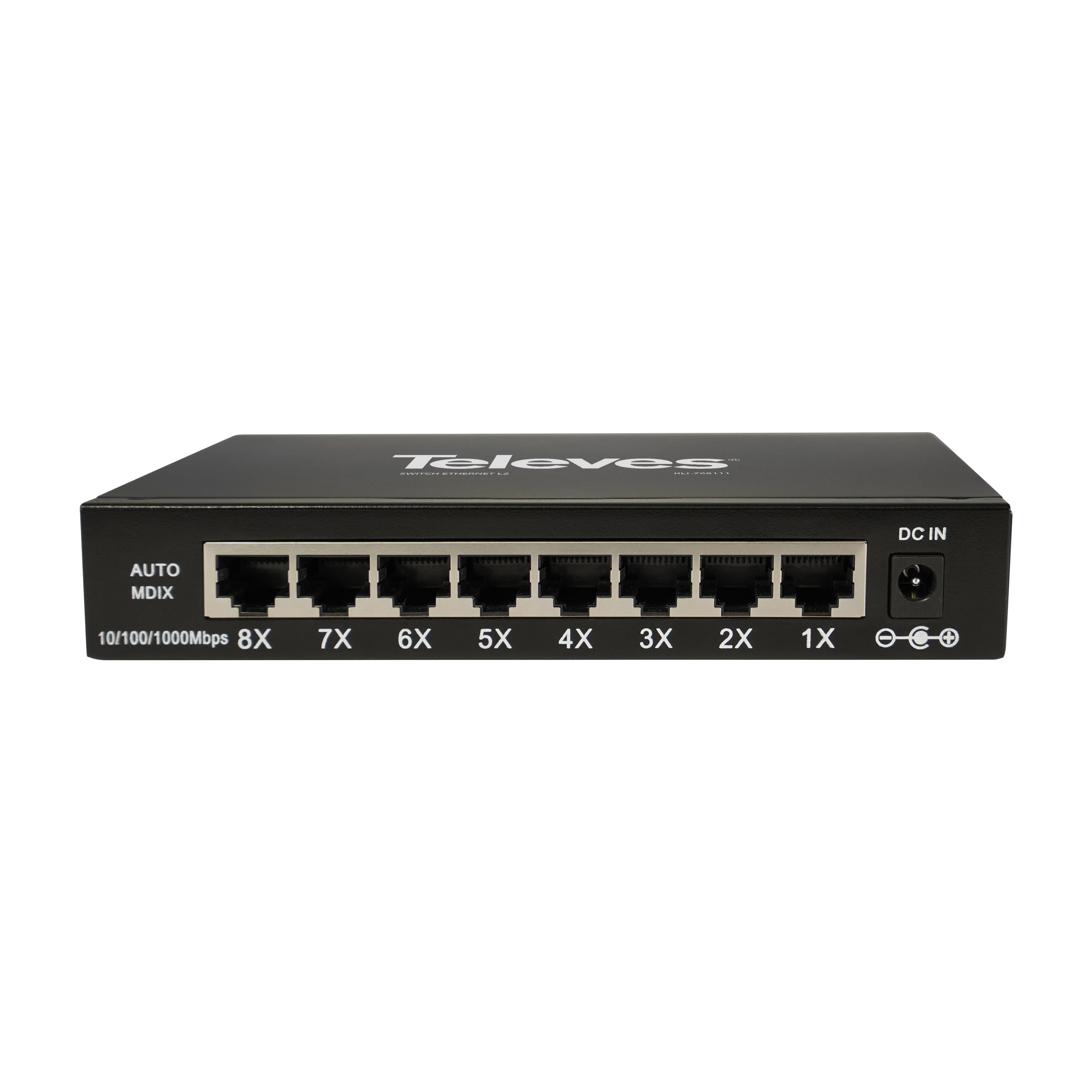 TELEVES ITALIA SRL TVV768111 SW ETH. L2 NON GEST.: 8X 10/100/1000MBPS