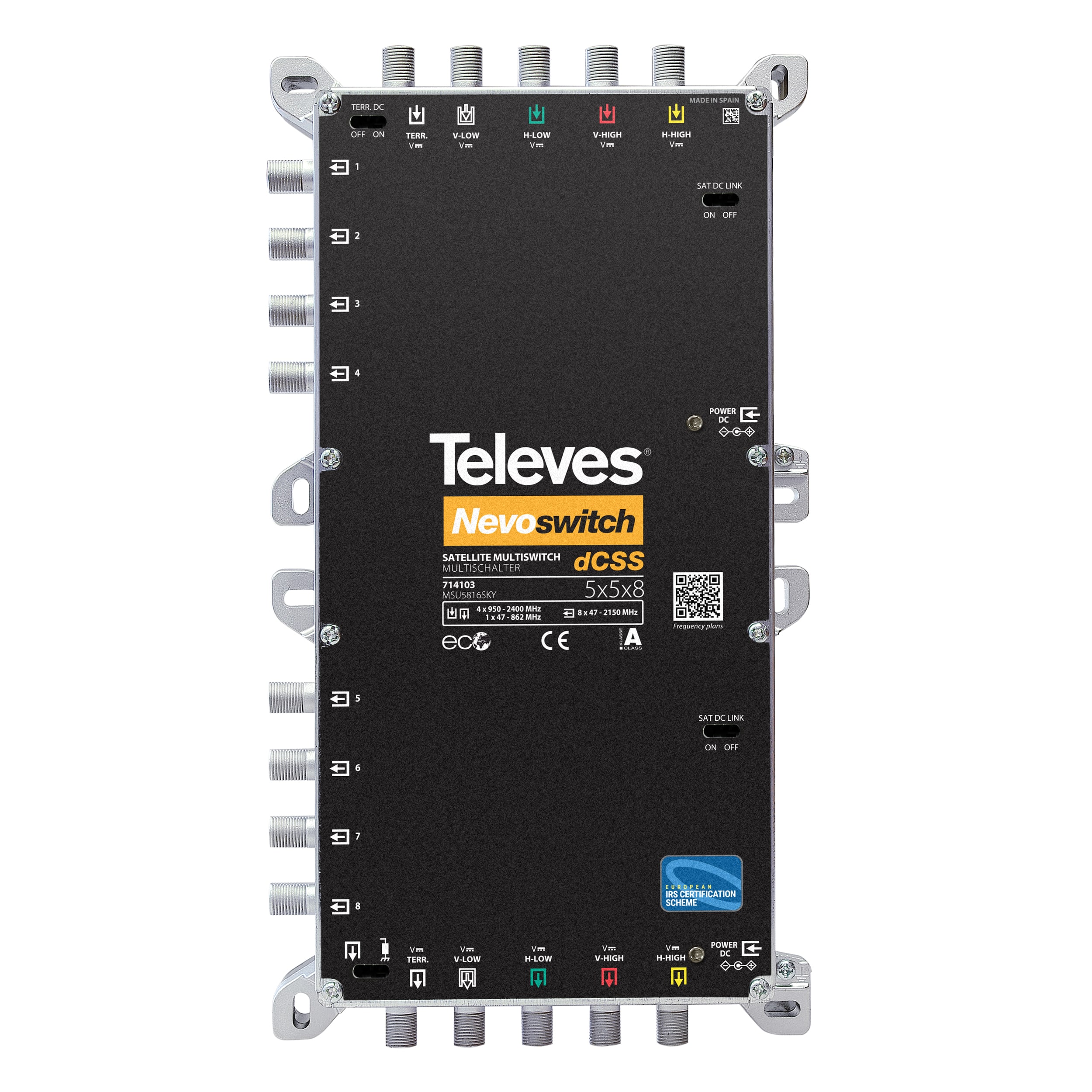 TELEVES ITALIA SRL TVV714103 NEVOSWITCH DCSS 5X5X8 TERM./CASC.