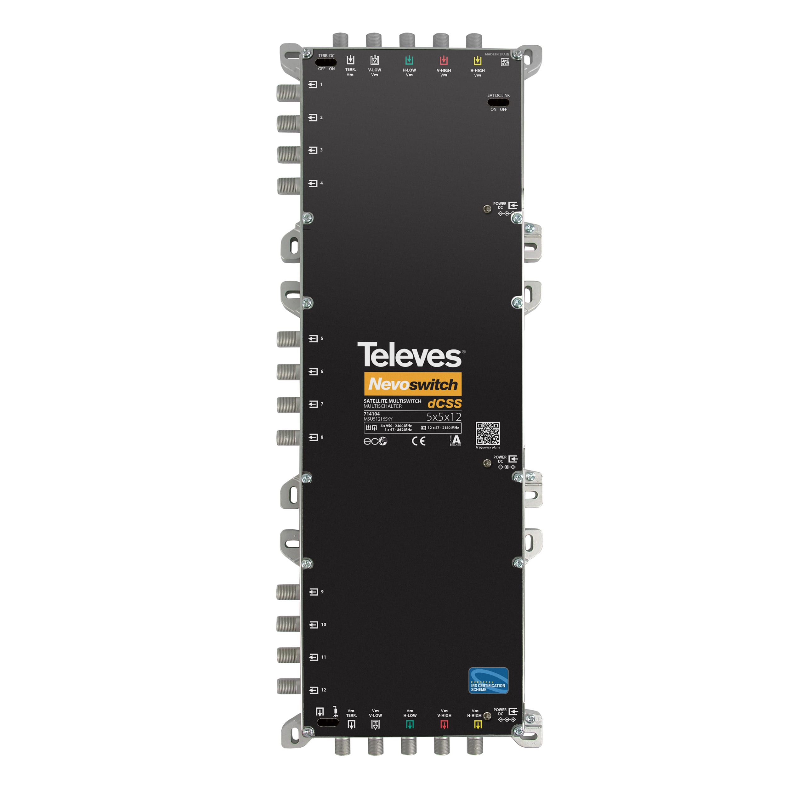 TELEVES ITALIA SRL TVV714104 NEVOSWITCH DCSS 5X5X12 TERM./CASC.