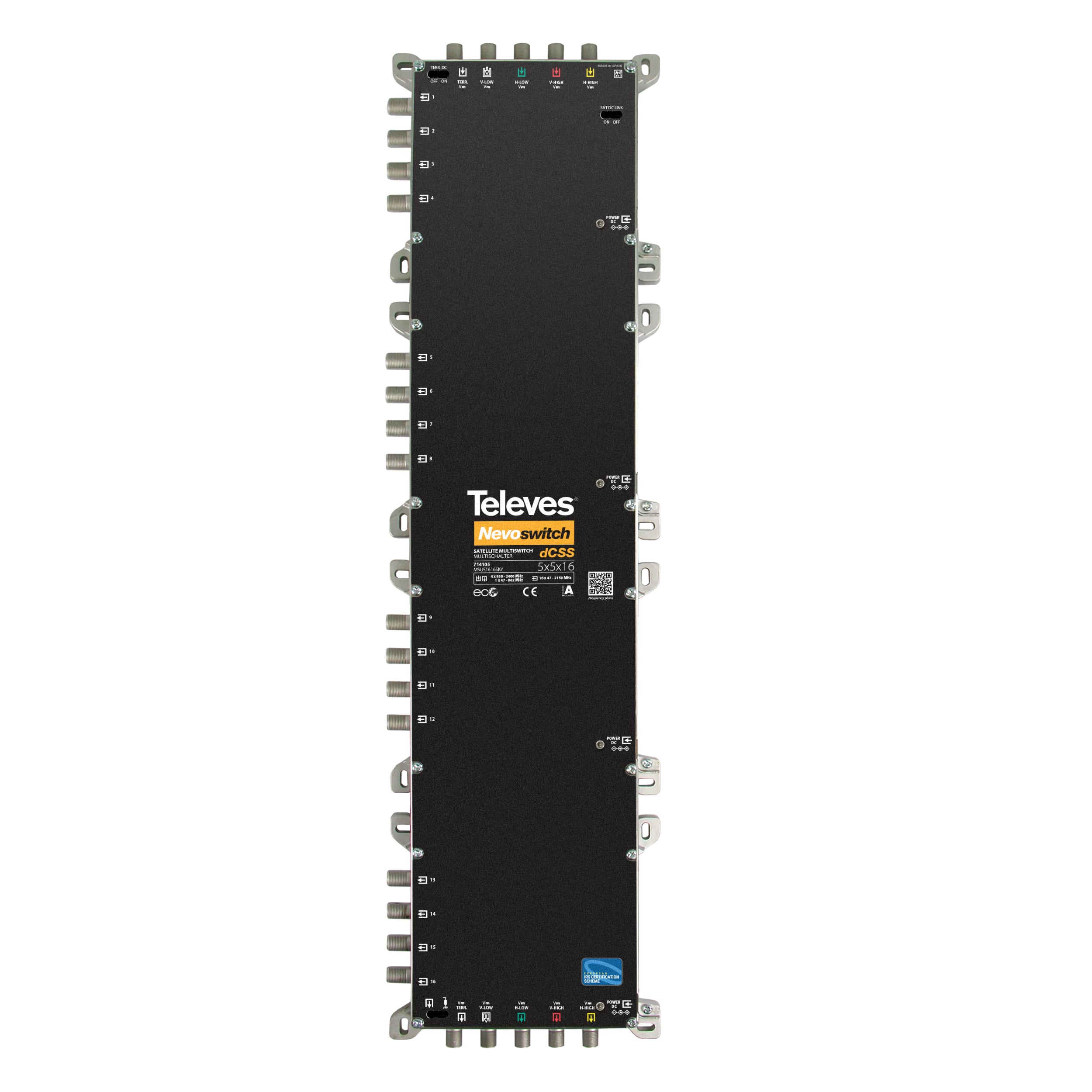 TELEVES ITALIA SRL TVV714105 NEVOSWITCH DCSS 5X5X16 TERM./CASC.
