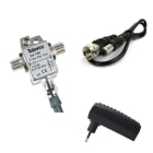 TELEVES ITALIA SRL TVV732151 KIT: INIETTORE DC+ALIM.12V+ CAVO DC F-JA