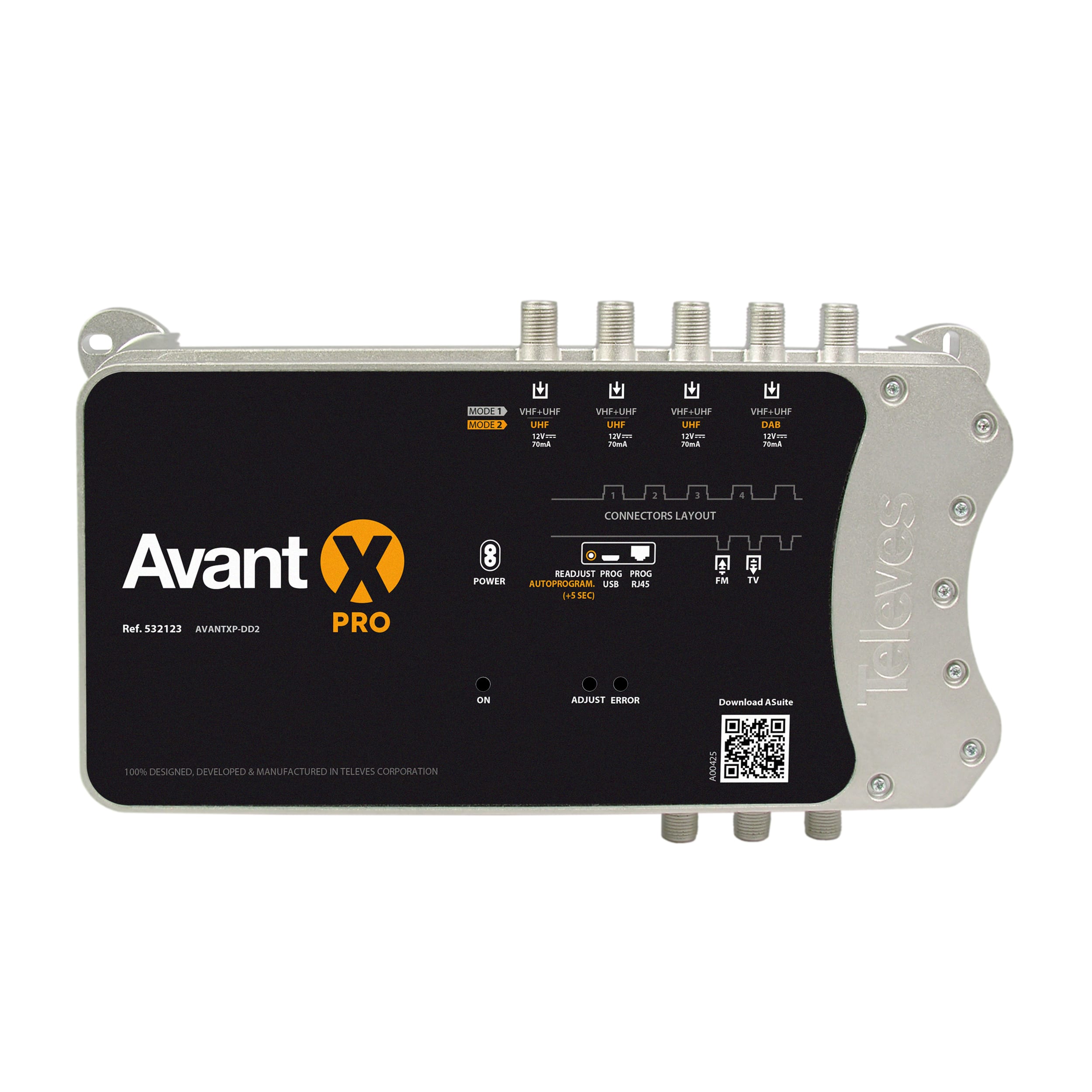 TELEVES ITALIA SRL TVV532123 AVANT X PRO FM-4X(U/V) FM-DAB-3XU