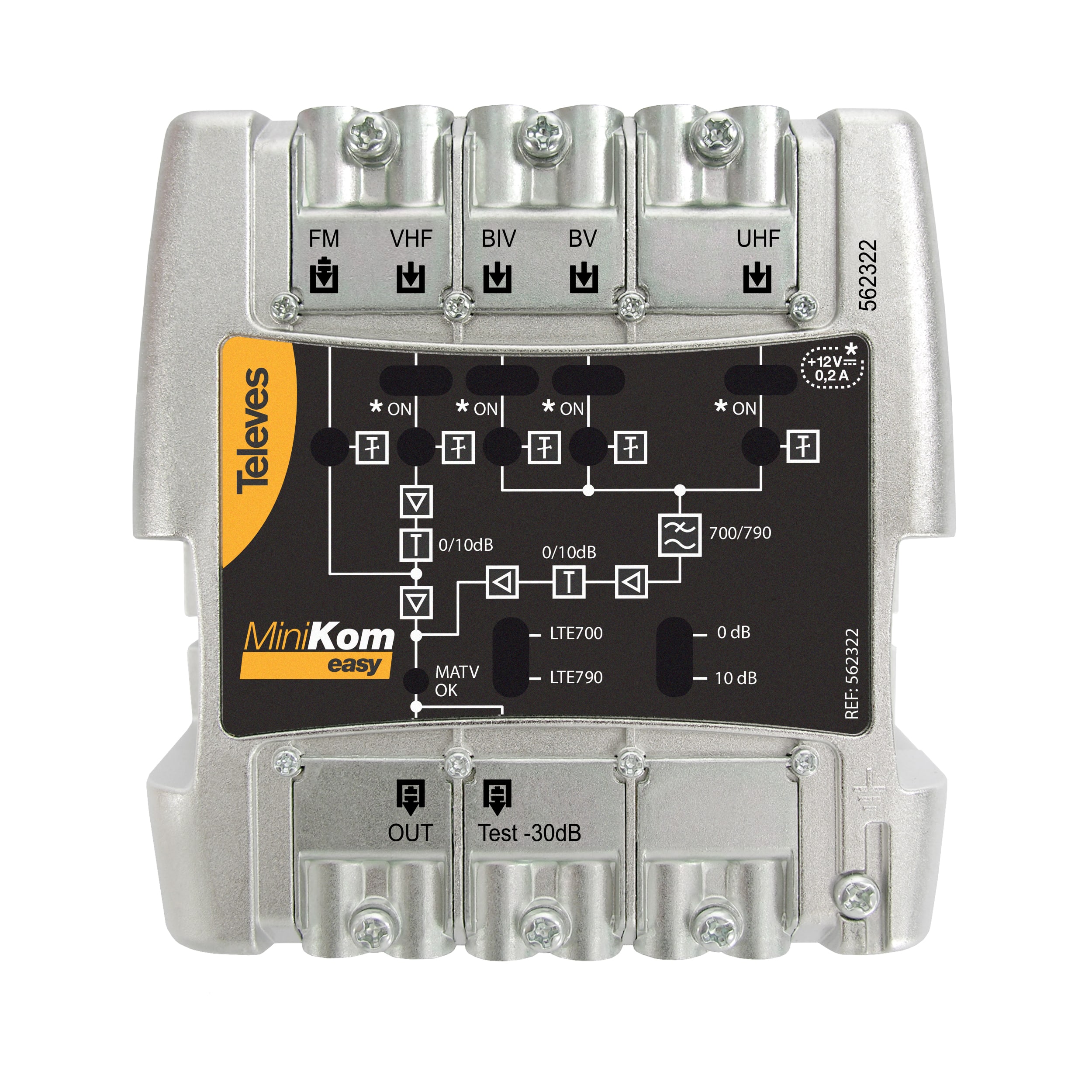 TELEVES ITALIA SRL - TVV562322 A.MNK 5I/1U EASYF: FM-V-U-21..32-36..48/