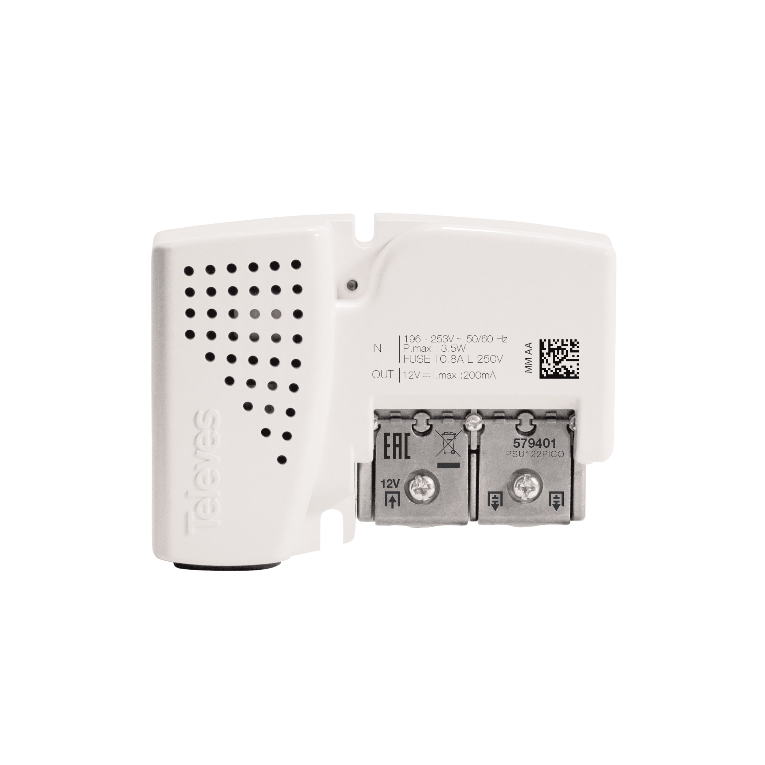TELEVES ITALIA SRL TVV579401 ALIM. PICOKOM 2U EASYF 5..2400MHZ 12V-20