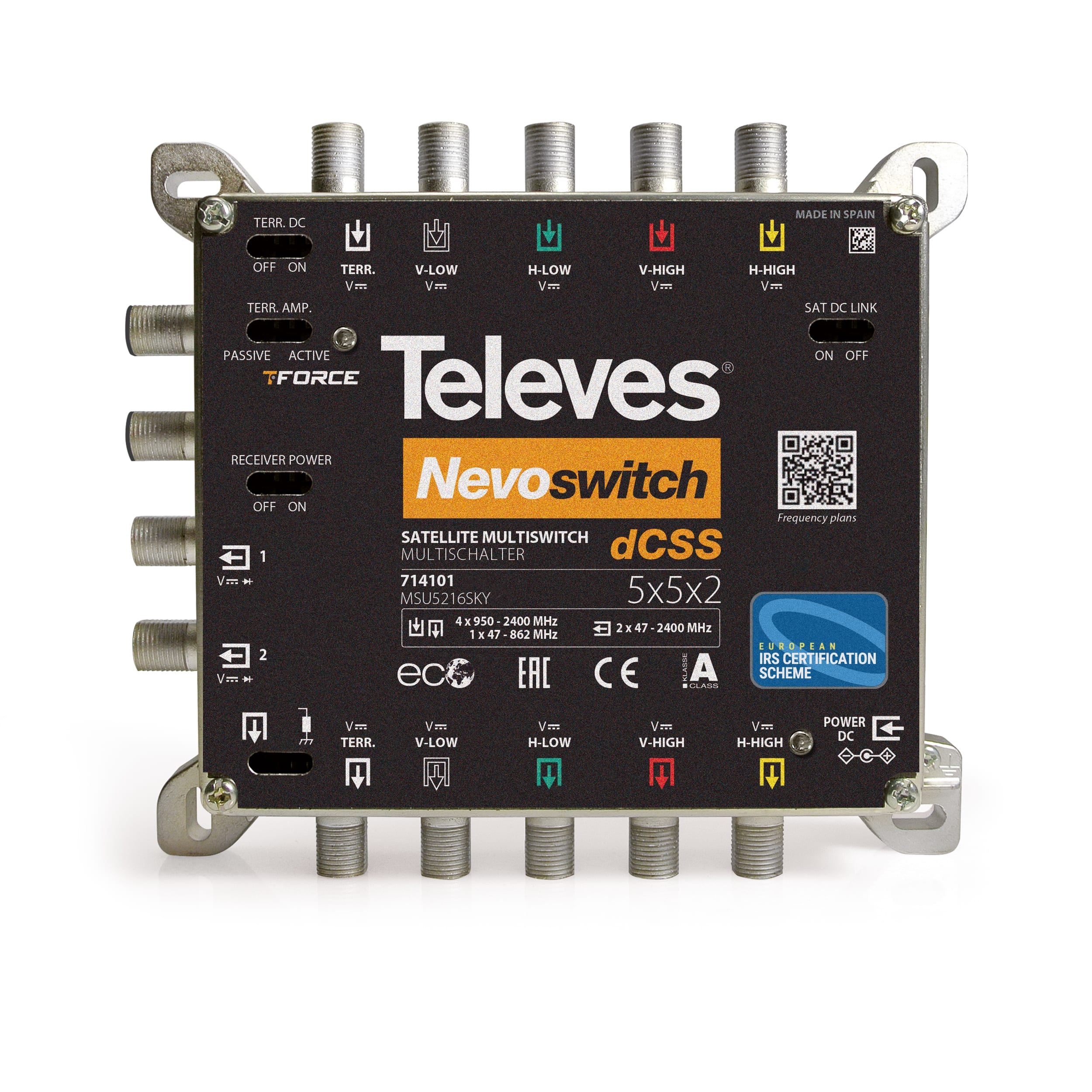 TELEVES ITALIA SRL TVV714101 NEVOSWITCH DCSS 5X5X2 TERM./CASC.