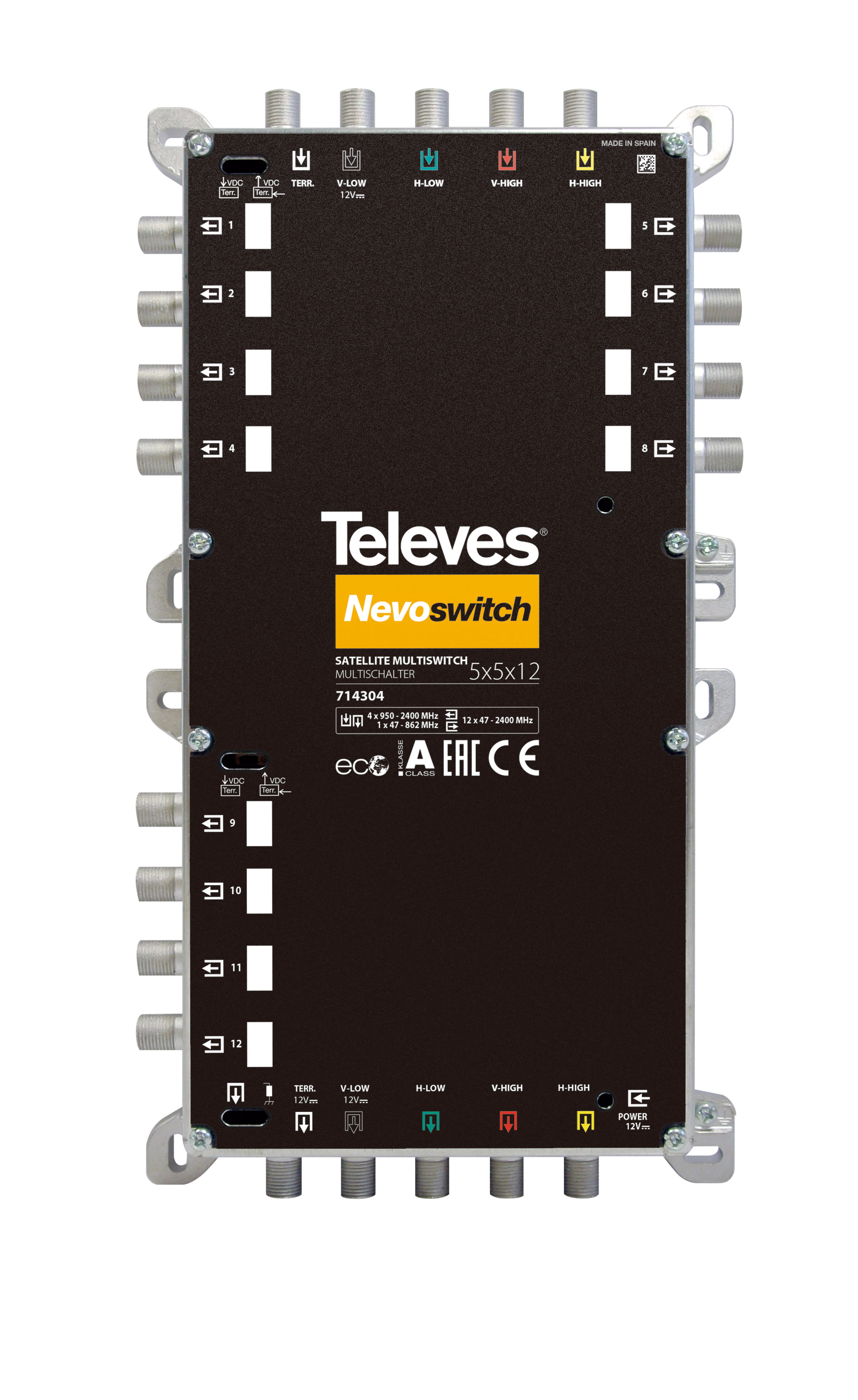 TELEVES ITALIA SRL - TVV714304 NEVO MSW 5X12 F TERR.PASS.CASC/TERM