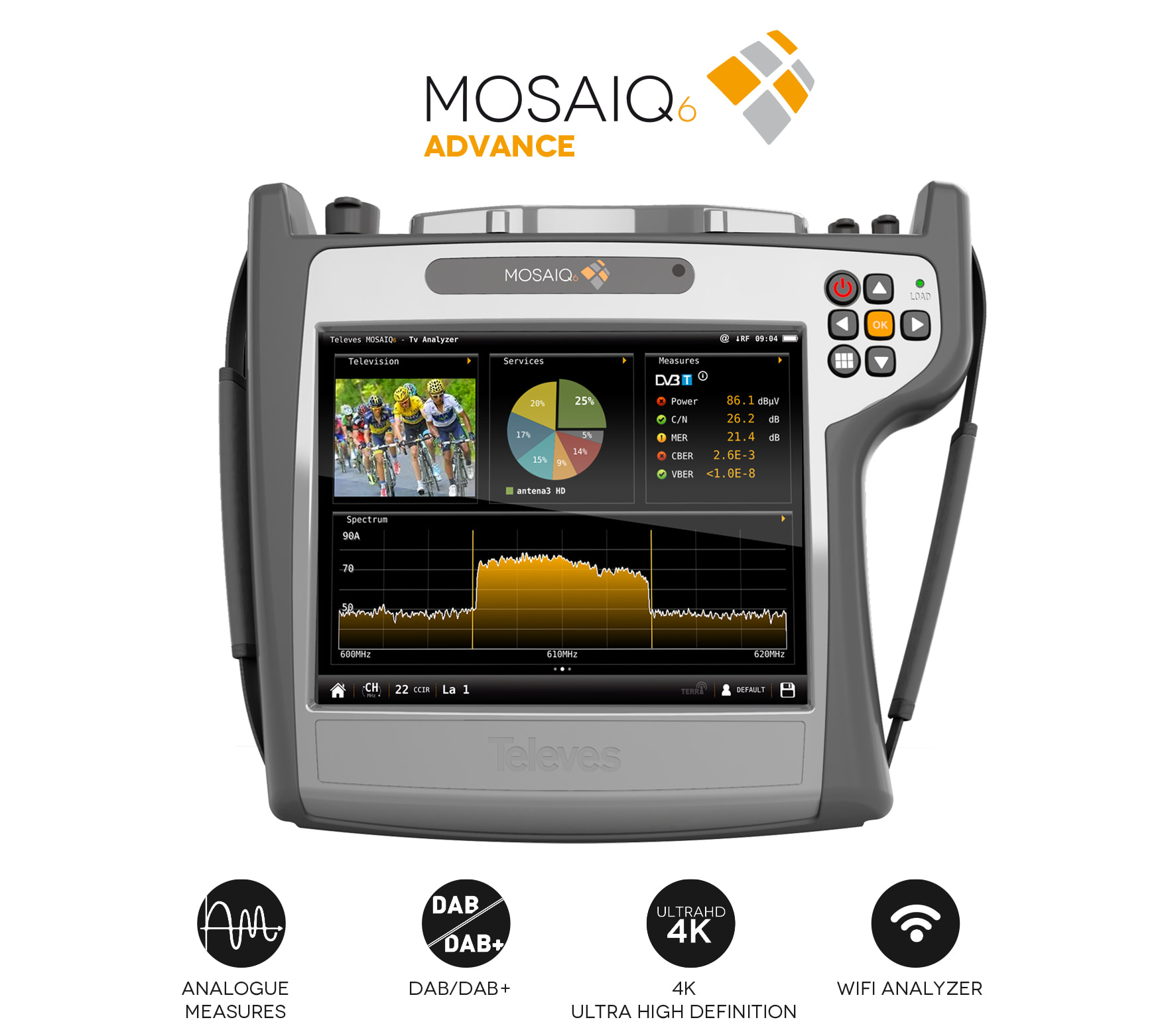TELEVES ITALIA SRL TVV596105 MOSAIQ6 ADVANCE: FULL DVB + FO (BORSA)