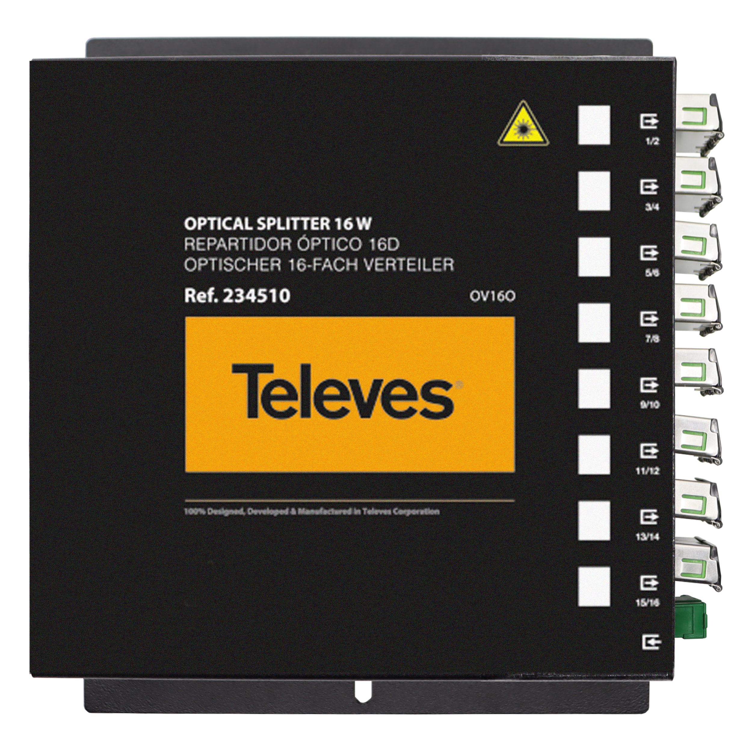 TELEVES ITALIA SRL - TVV234510 SPLITTER F.O.1250-1650NM SC/APC 16VIE 14
