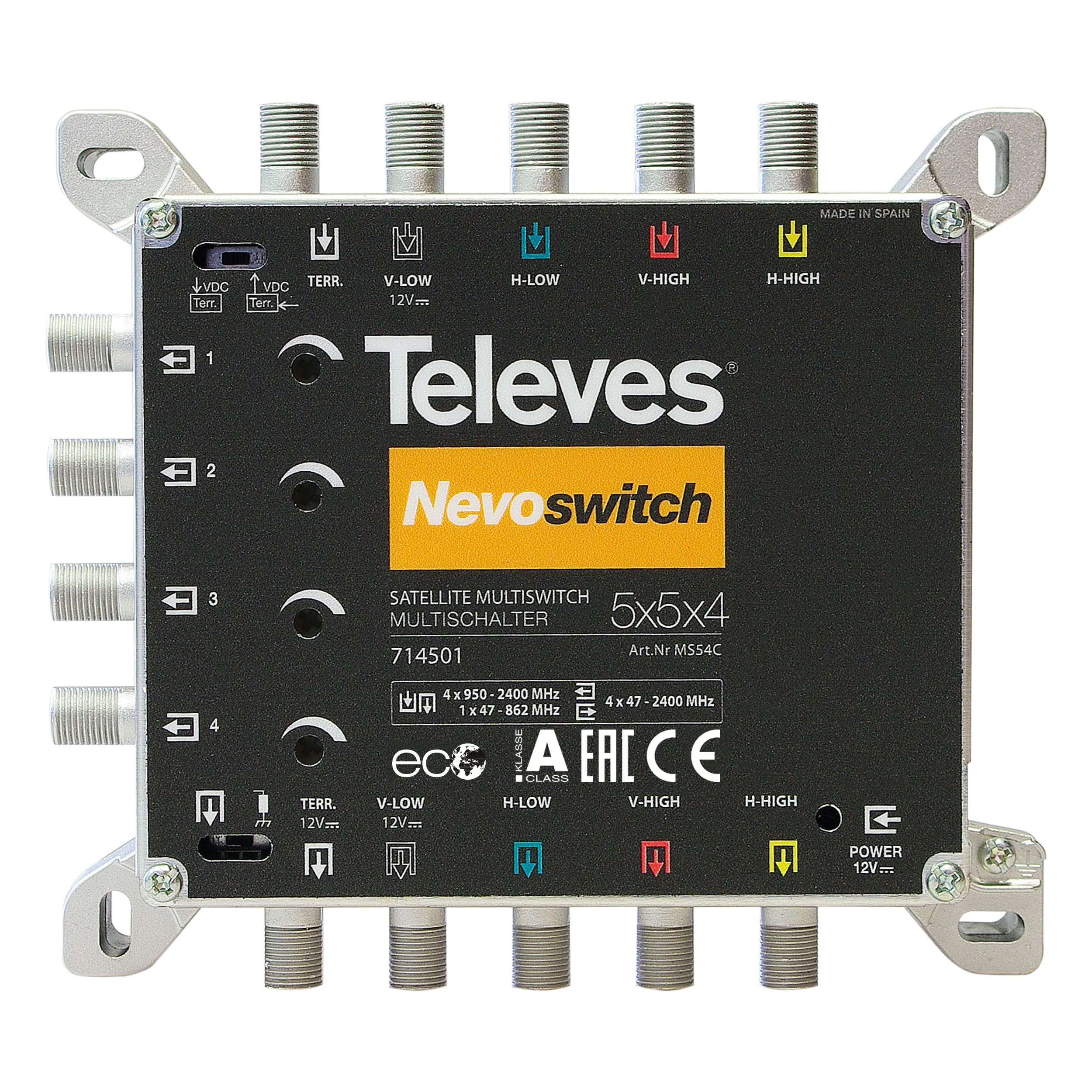 TELEVES ITALIA SRL TVV714501 NEVOSWITCH 5X5X4 F TERMINALE/CASCATA