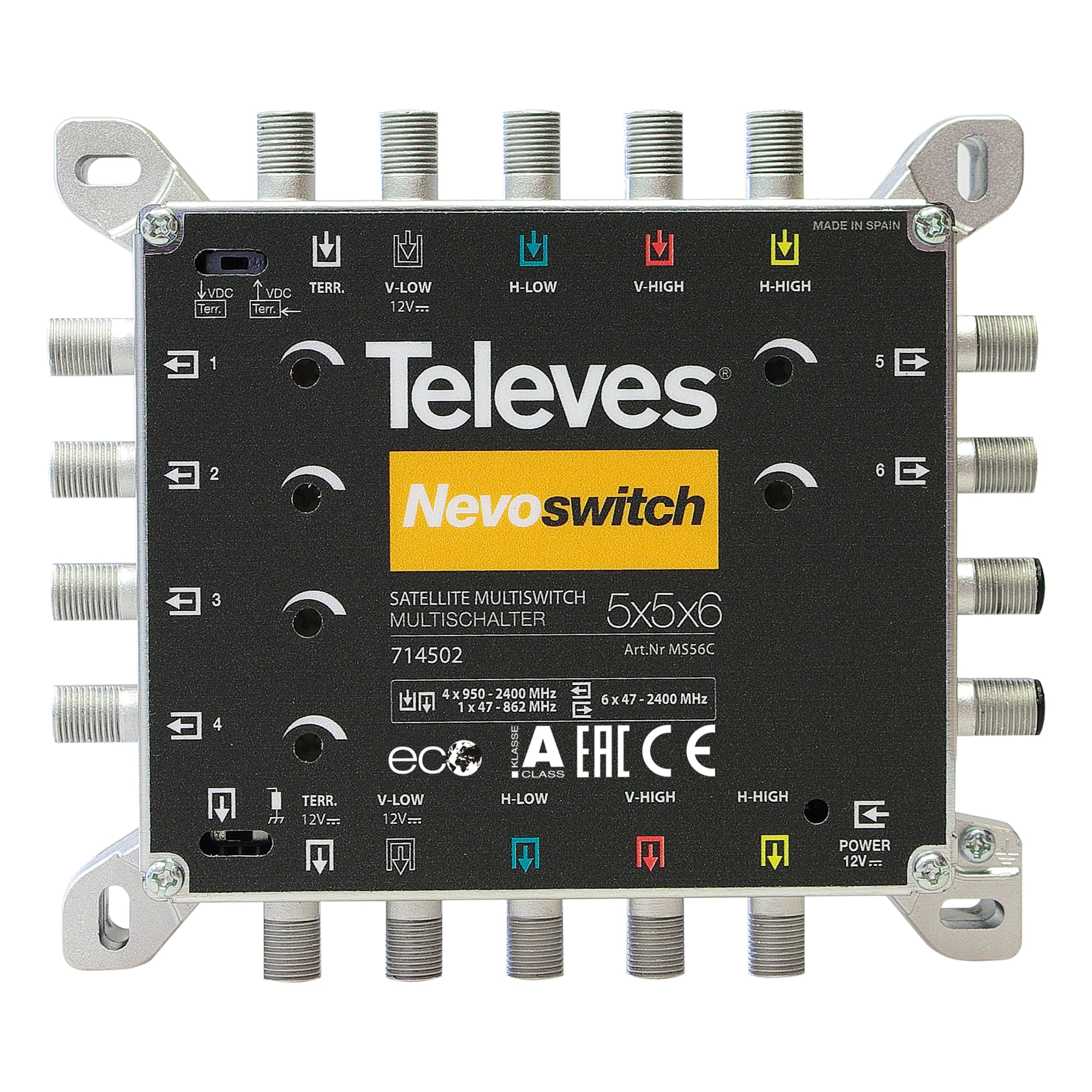 TELEVES ITALIA SRL TVV714502 NEVOSWITCH 5X5X6 F TERMINALE/CASCATA