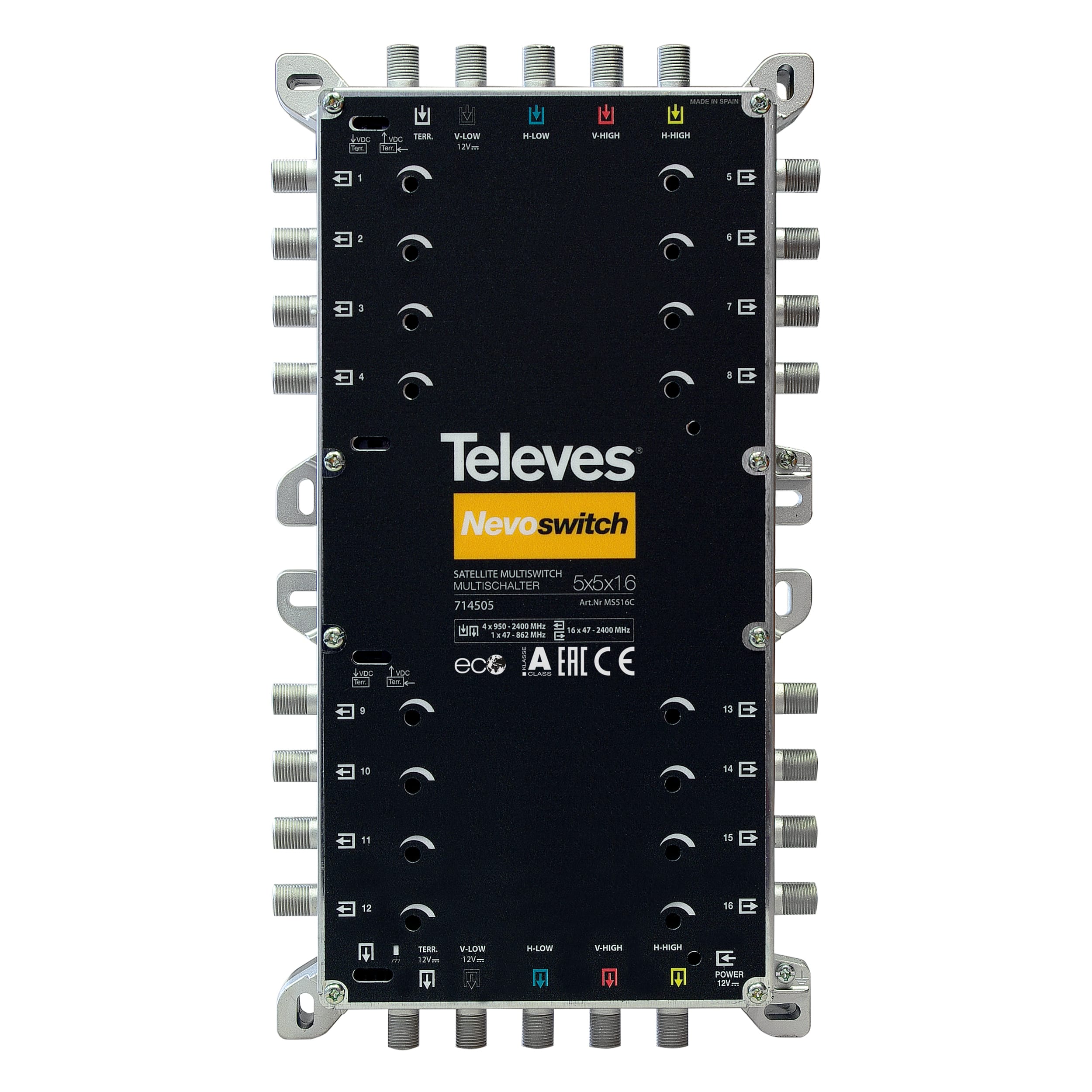 TELEVES ITALIA SRL - TVV714505 NEVOSWITCH 5X5X16 F TERMINALE/CASCATA
