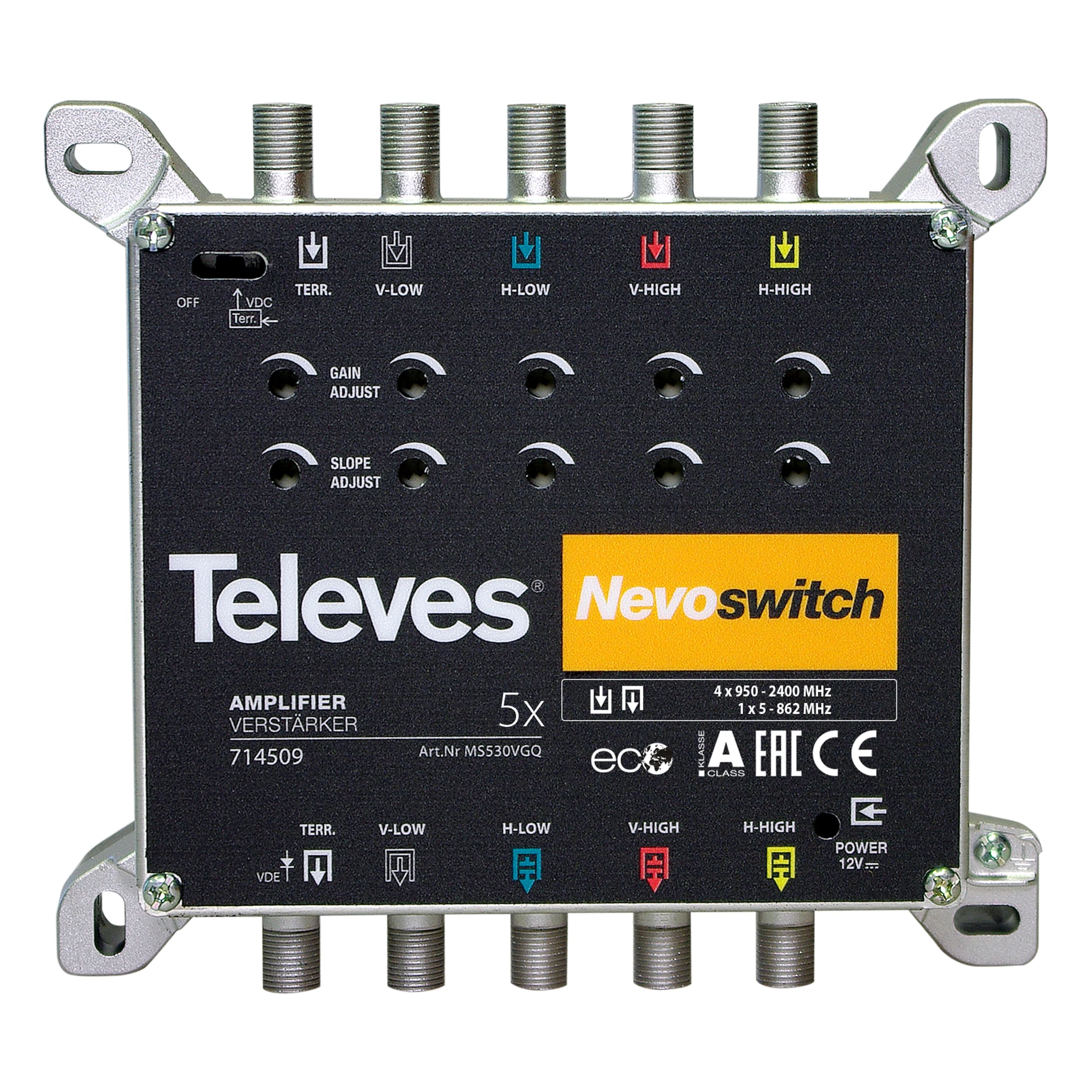 TELEVES ITALIA SRL TVV714509 EURO/NEVO AMPLIF.5X5 F G27/31DB VU114/11