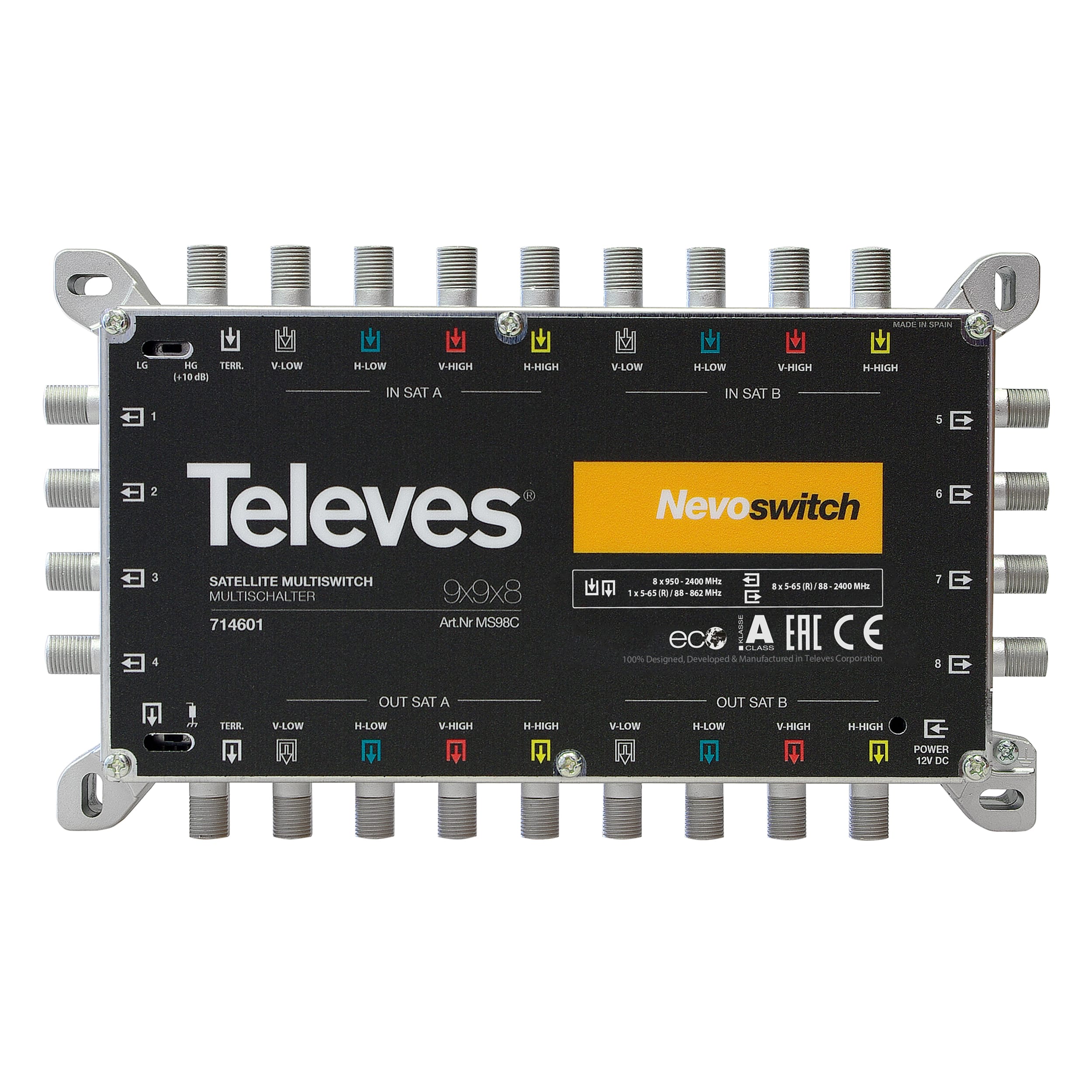 TELEVES ITALIA SRL - TVV714601 NEVO MSW 9X9X8 F TERM/CASC.