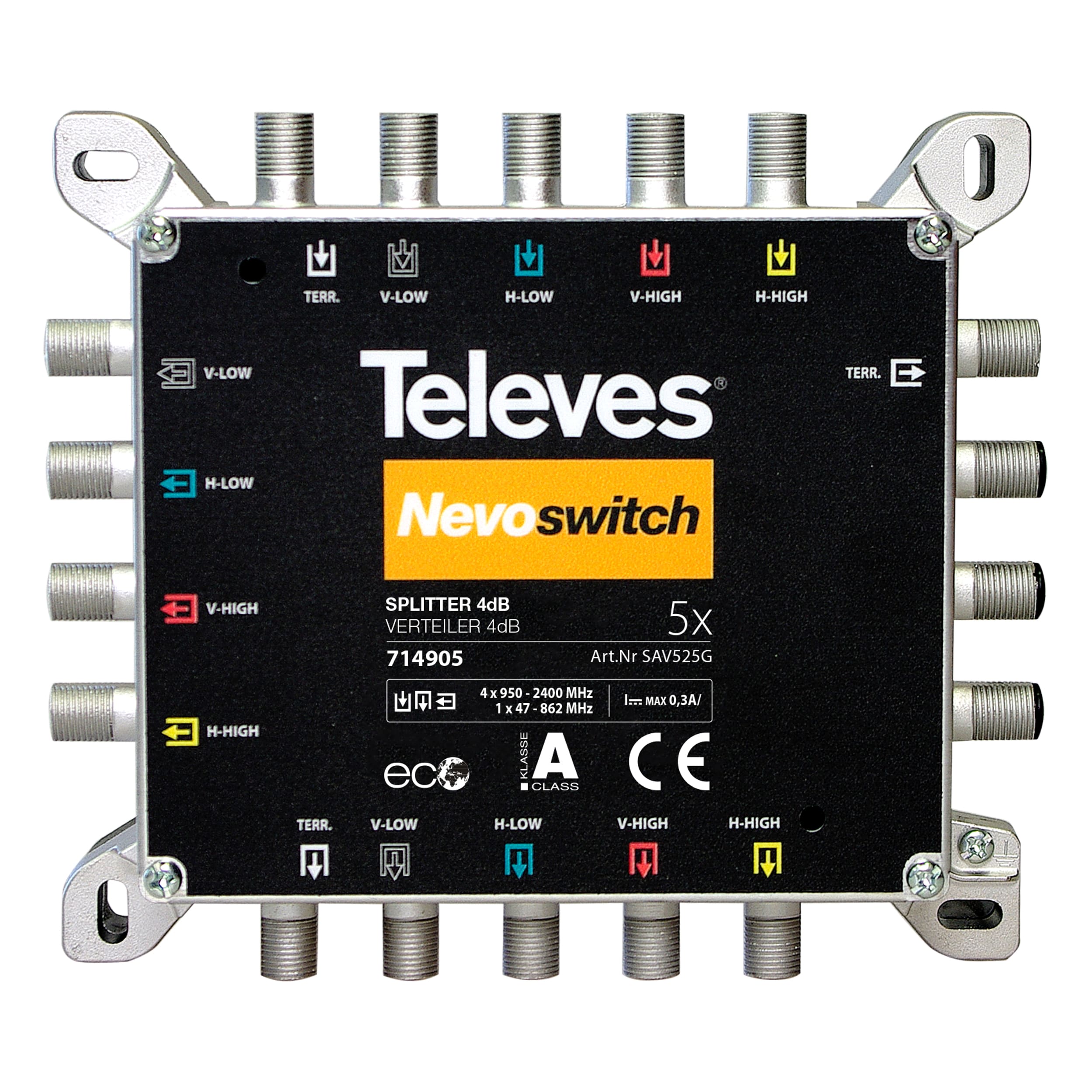 TELEVES ITALIA SRL TVV714905 NEVOSWITCH DIVISORE 5X5X5 4/4DB