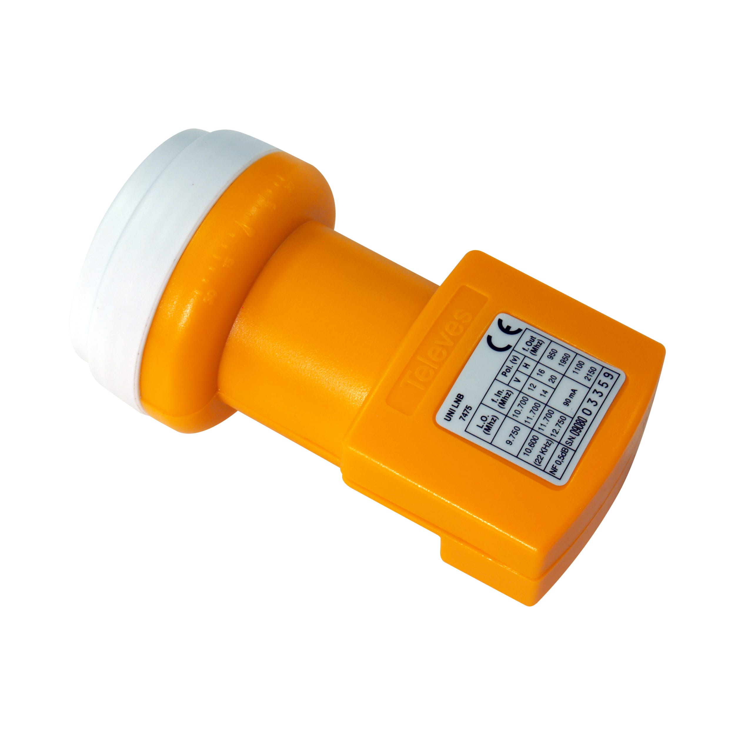 TELEVES ITALIA SRL TVV7475 LNB SINGLE UNIVERSALE HA/VA/HB/VB G60DB