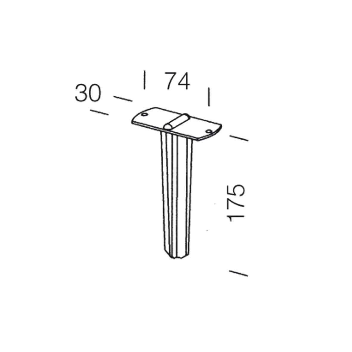 DISANO - DIS99791100 Attacco a doppio palo