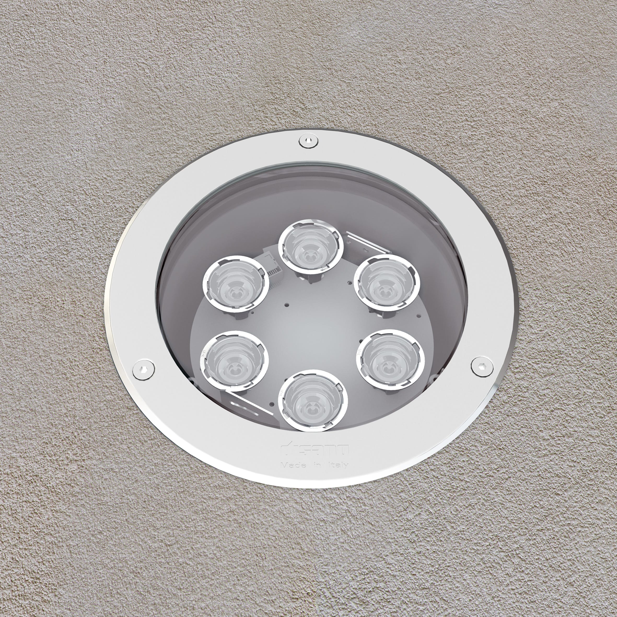 DISANO DIS53054000 FLOOR 1689 LED 16W RGBW CLD INOX