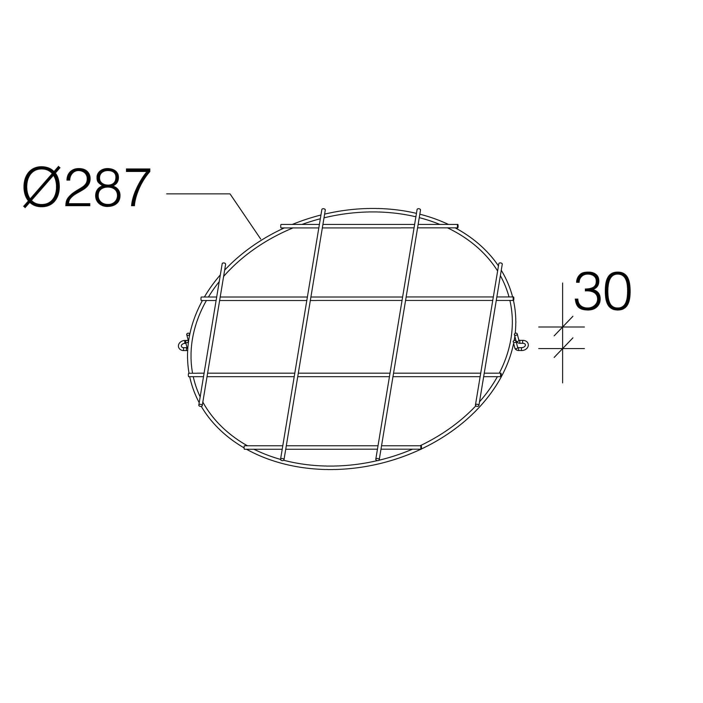 DISANO - DIS99569700 Gabbia di protezione 320mm