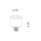 DISANO - DIS42697800 ATTACCO FILETTATO 304 ZINCATO