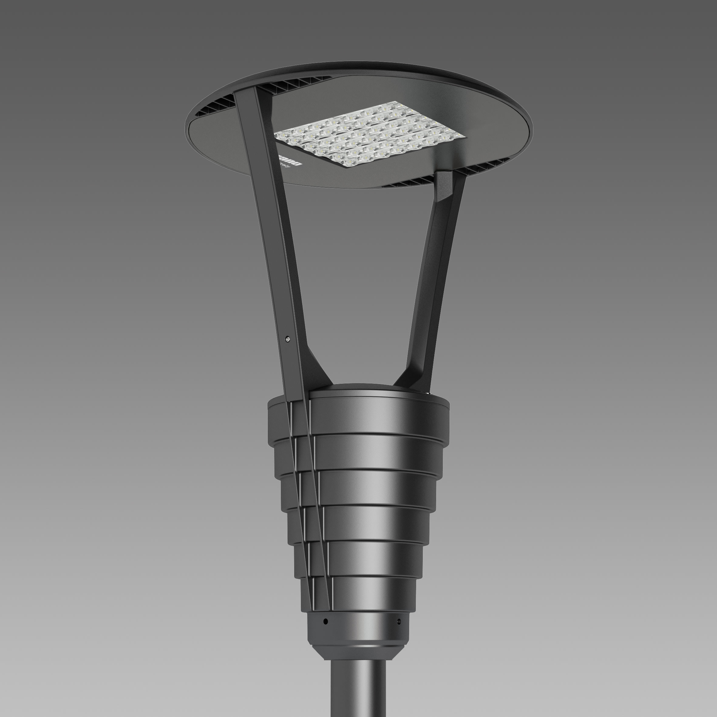 DISANO - DIS33051239 GARDA HE 3350 LED 12W CLD RAL7021 3000K