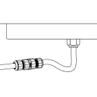 DISANO DIS99385400 CONNETTORE 3P. PER PROIETTORI 339 NERO