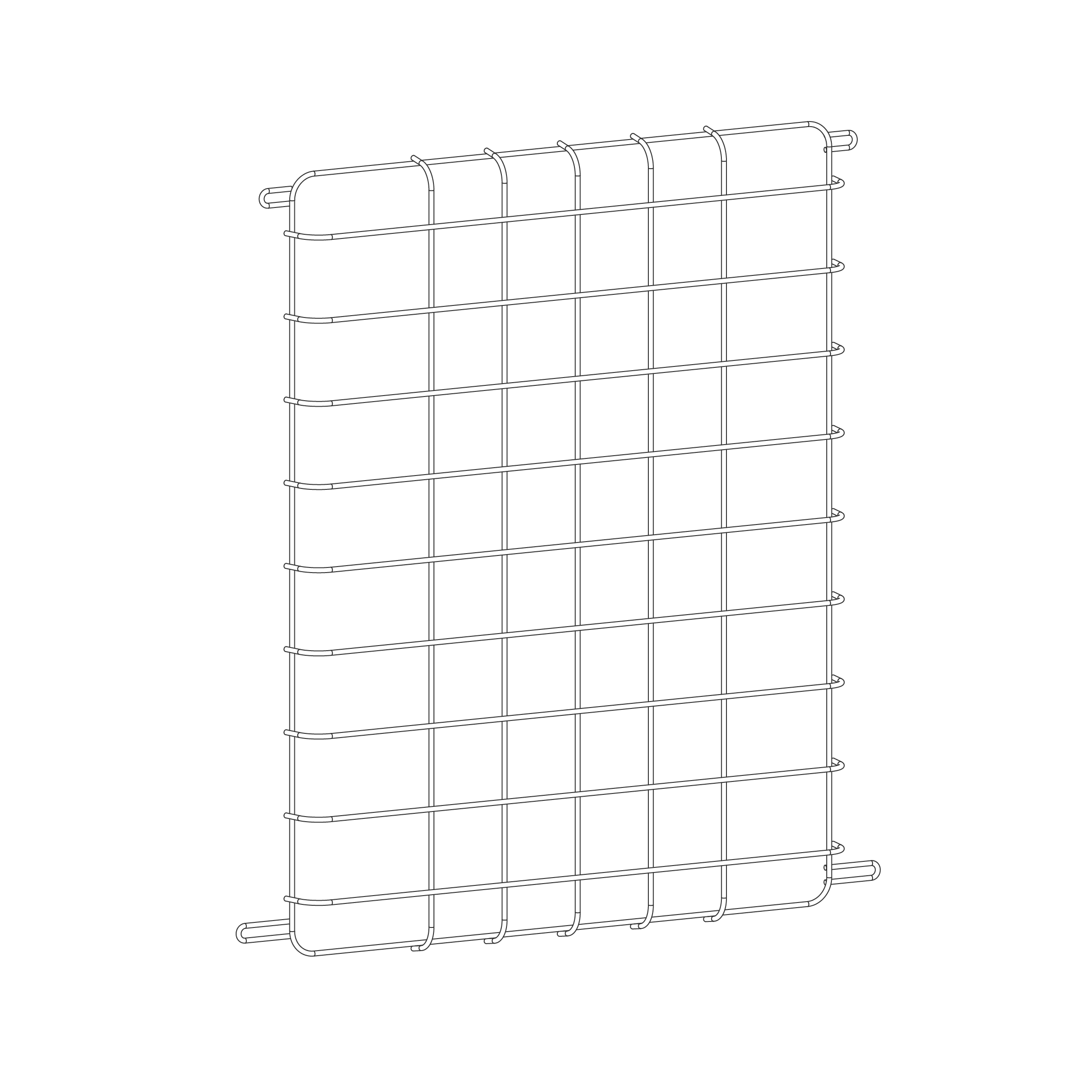 DISANO DIS99793300 GABBIA PROTEZIONE CROMO LED 462 NERO
