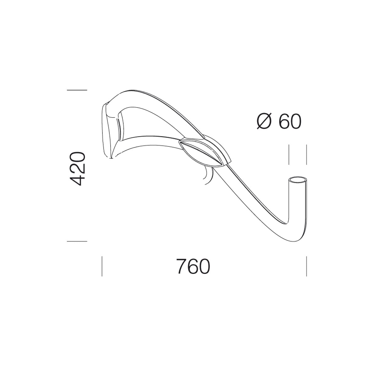 DISANO DIS99128400 ATTACCO CON CATENELLA 518 RAL7021