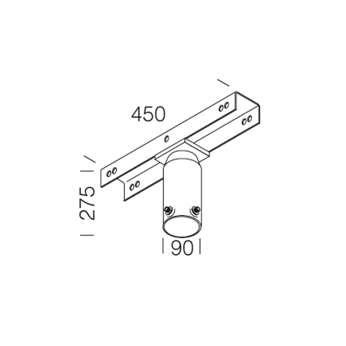 DISANO DIS42700200 RACCORDO TESTA PALO 368 GREY9007