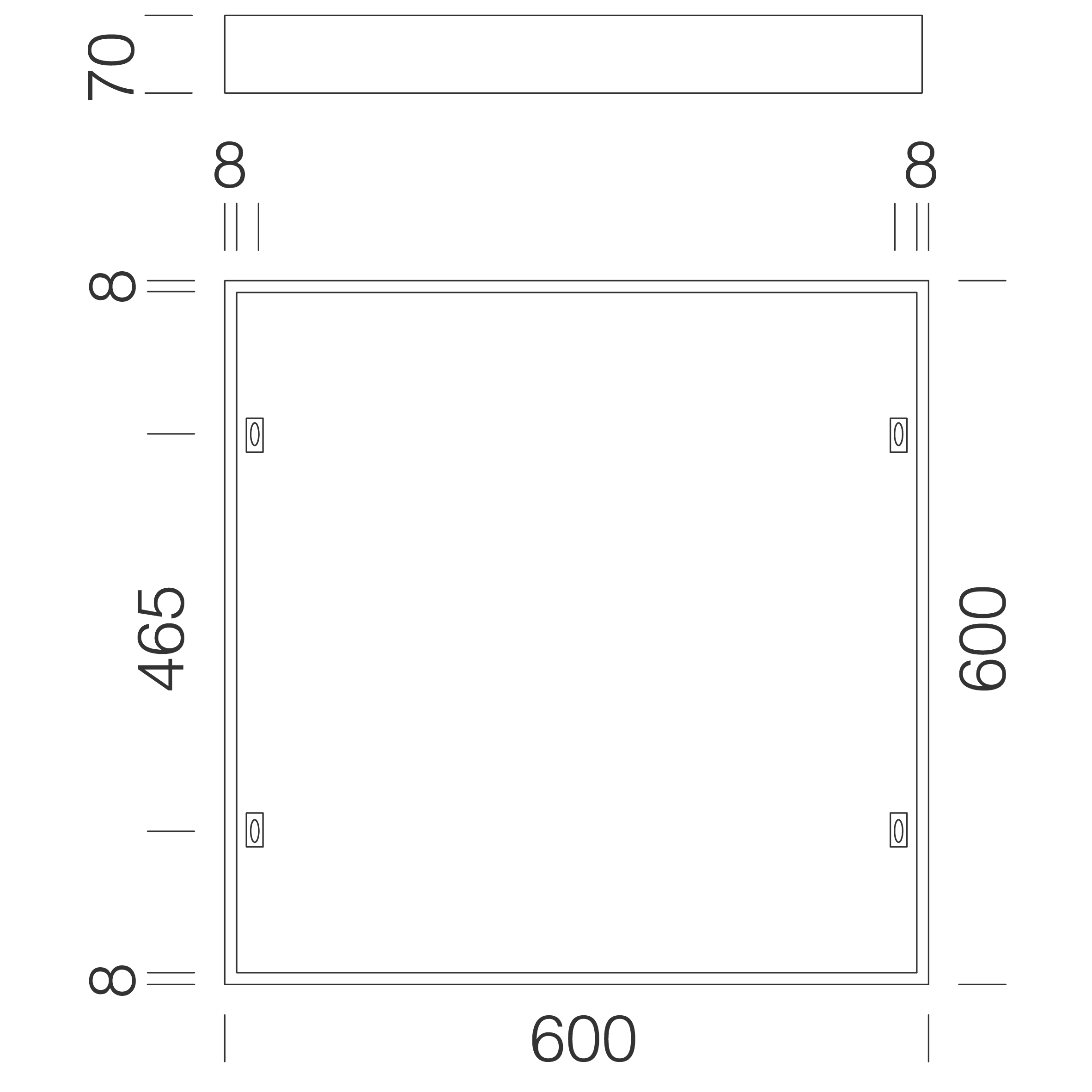 DISANO DIS99803500 CORNICE PLAFONE RODI 595 BIANCO