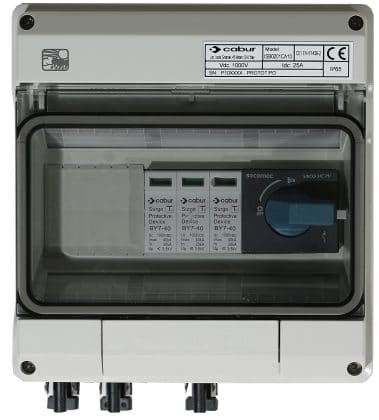 CABUR SRL CBRISB0201CA10 ISB0201CA10 QUADRO DC 2 IN 1 OUT 1000V