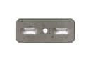CABUR SRL CBRISFIXSPAZI PIASTRA INTERMEDIA IN ACCIAIO INOX
