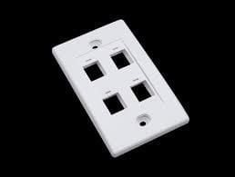 ITEM IT230128 PLACCA UNIVERSALE 4 USCITA PER SCATOLE 5
