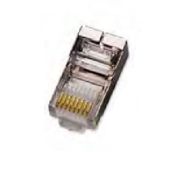 ITEM IT260153 PLUG SCHERMATO F/UTP 8/8C. RJ45 CAT. 6