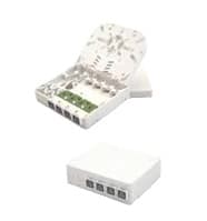 ITEM - IT282007-4 BOX FTTH CON 4 BUSSOLE SC/APC SIMPLEX SM